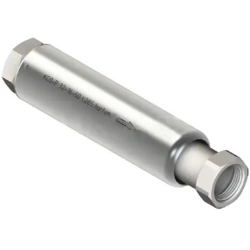 Компенсатор сильфонный осевой Hortum КСО-Р 3/4″ Ду20 Ру16, осевой ход 50 мм (20-16-50), внутренняя резьба, с защитным кожухом и внутренним экраном, длина 285 мм 1 img kompensator hortum kco r big